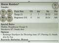 Horse Raiders 3rd edition Rules