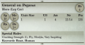 General on Pegasus 3rd Edition Rules