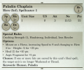 Paladin Chaplain 3rd Edition Rules