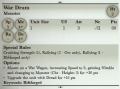 War Drum 3rd Edition Rules