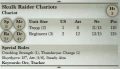Skulk Raider Chariots 3rd Edition Rules