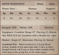 Rhor Marksman Vanguard Card