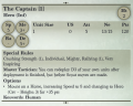 The Captain 3rd edition rules