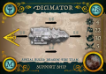 Decimator-class Armada Card