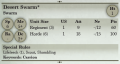 Desert Swarm 3rd Edition Rules