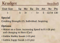 Krudger 2nd Edition Rules