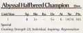 Abyssal Halfbreed Champion 1st Edition Rules