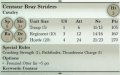 Centaur Bray Striders 3rd Edition Rules