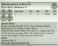 Manifestation of Ba’el 3rd Edition Rules