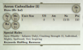 Aeron Cadwallader 3rd Edition Stats