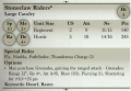 Stoneclaw Riders 3rd Edition Rules