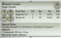 Honour Guard 3rd Edition Rules