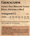 Grokagamok 1st Edition Rules
