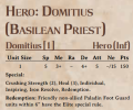 Domitius 2nd Edition Rules