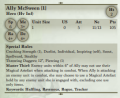 Ally McSween 3rd Edition Rules