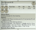 The Monarch 3rd edition rules