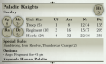 Paladin Knights 3rd Edition Rules