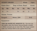 Desert Swarm Vanguard Card